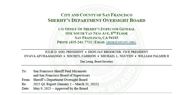 SDOB 2025 Q1 Report Header