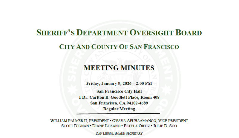 January Meeting Minutes Header