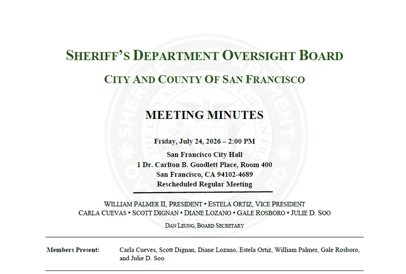July 2026 Meeting Minutes Header