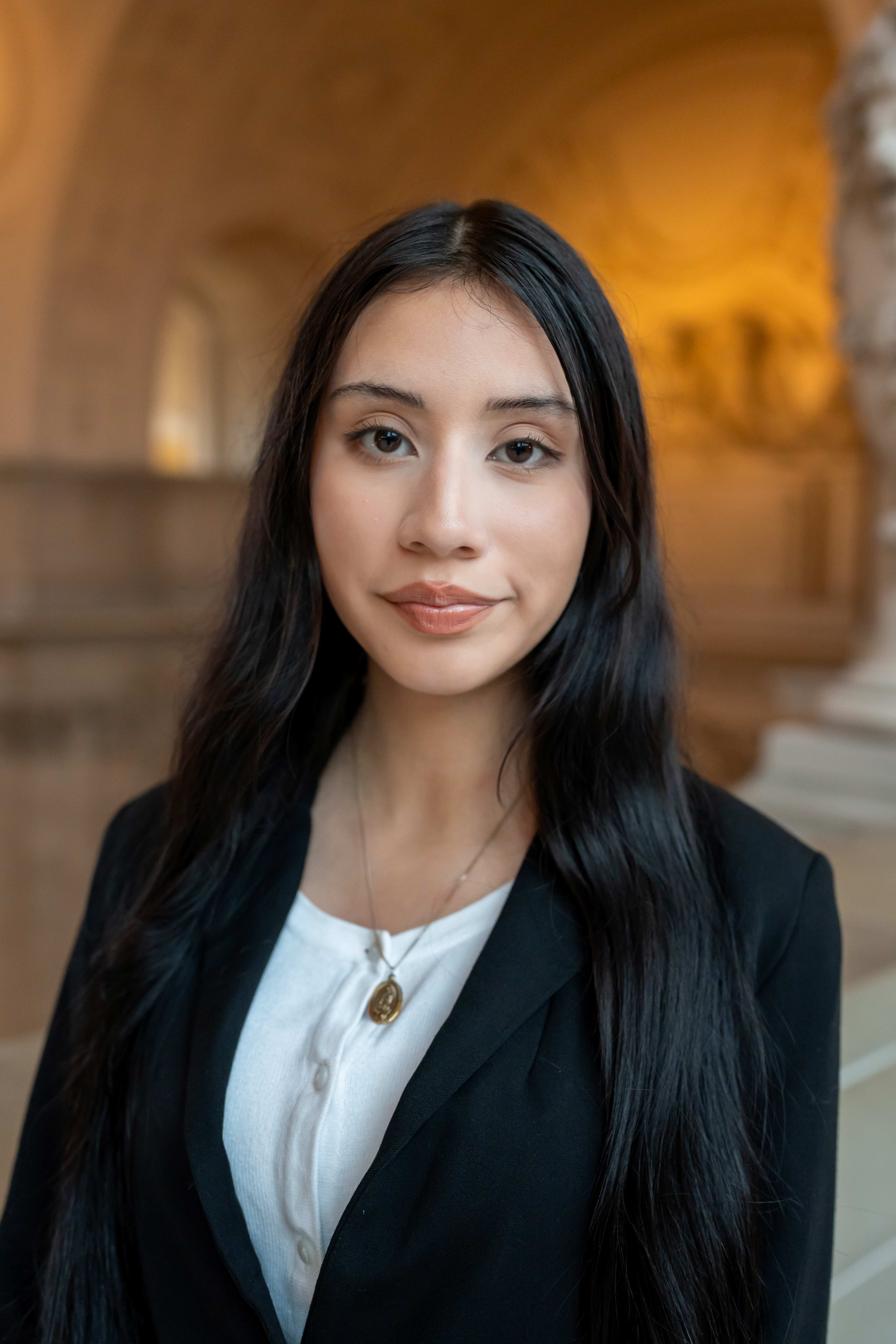 Picture of Youth Commissioner Jacqueline Moreno in City Hall