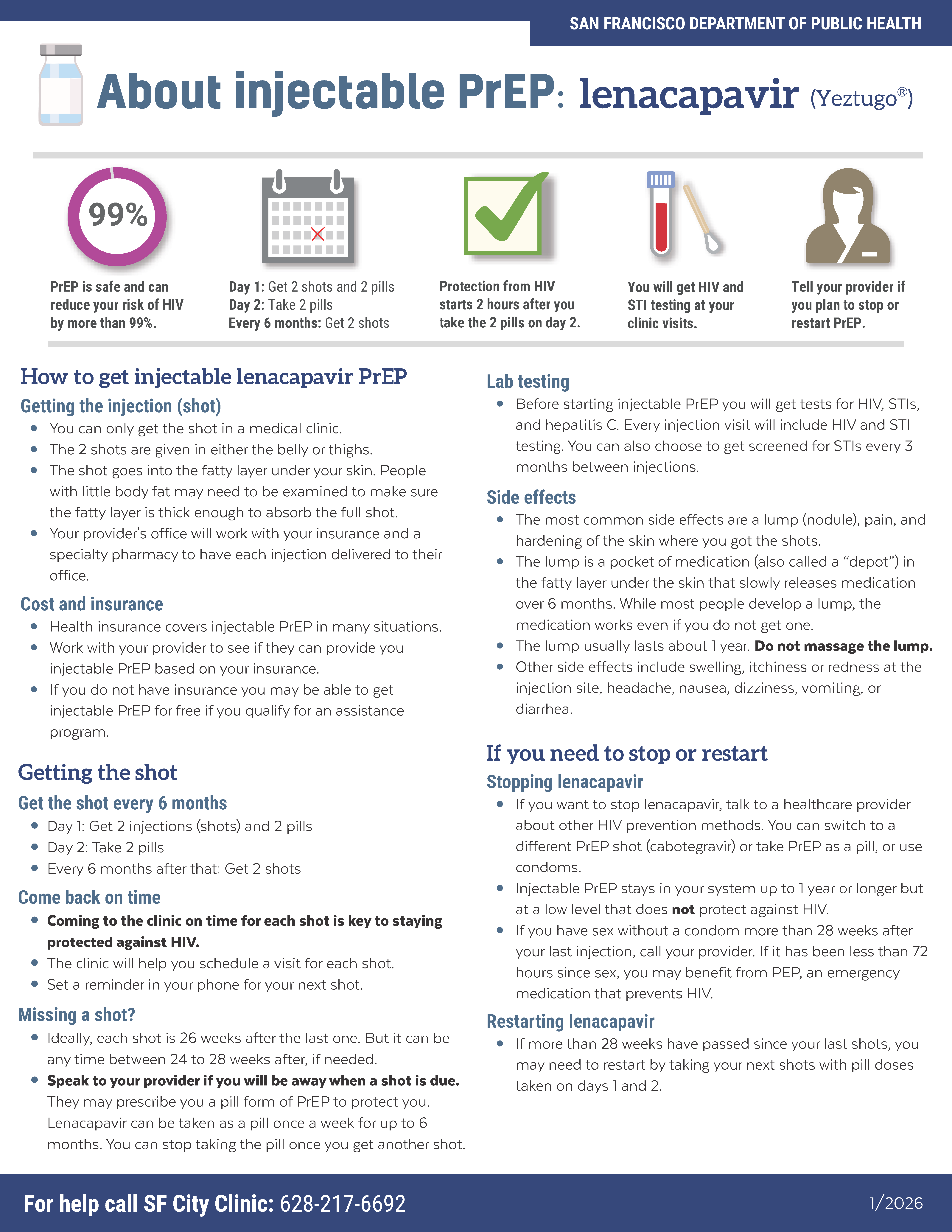 an image of the printable handout "About injectable PrEP lenacapavir"