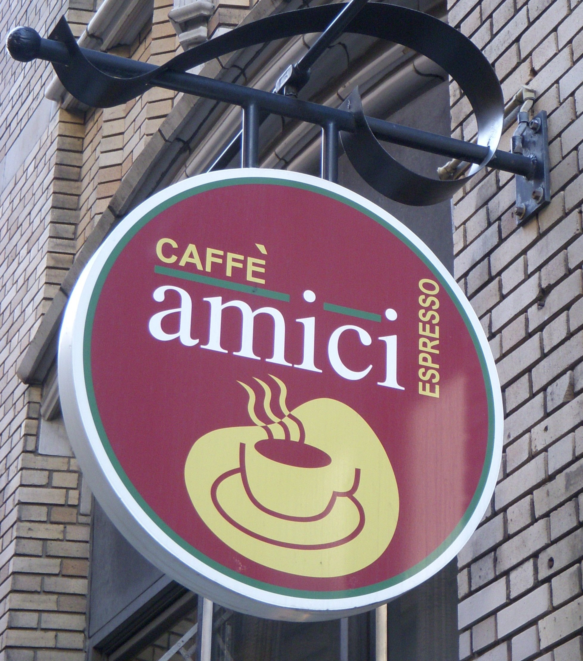 Cafe Amici sign