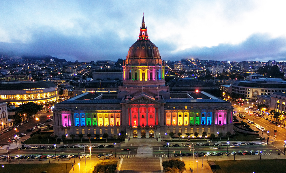 Image of City Hall in the night