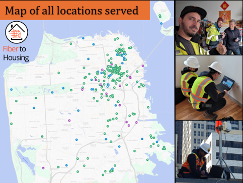 Map of all FTH Locations & Technicians