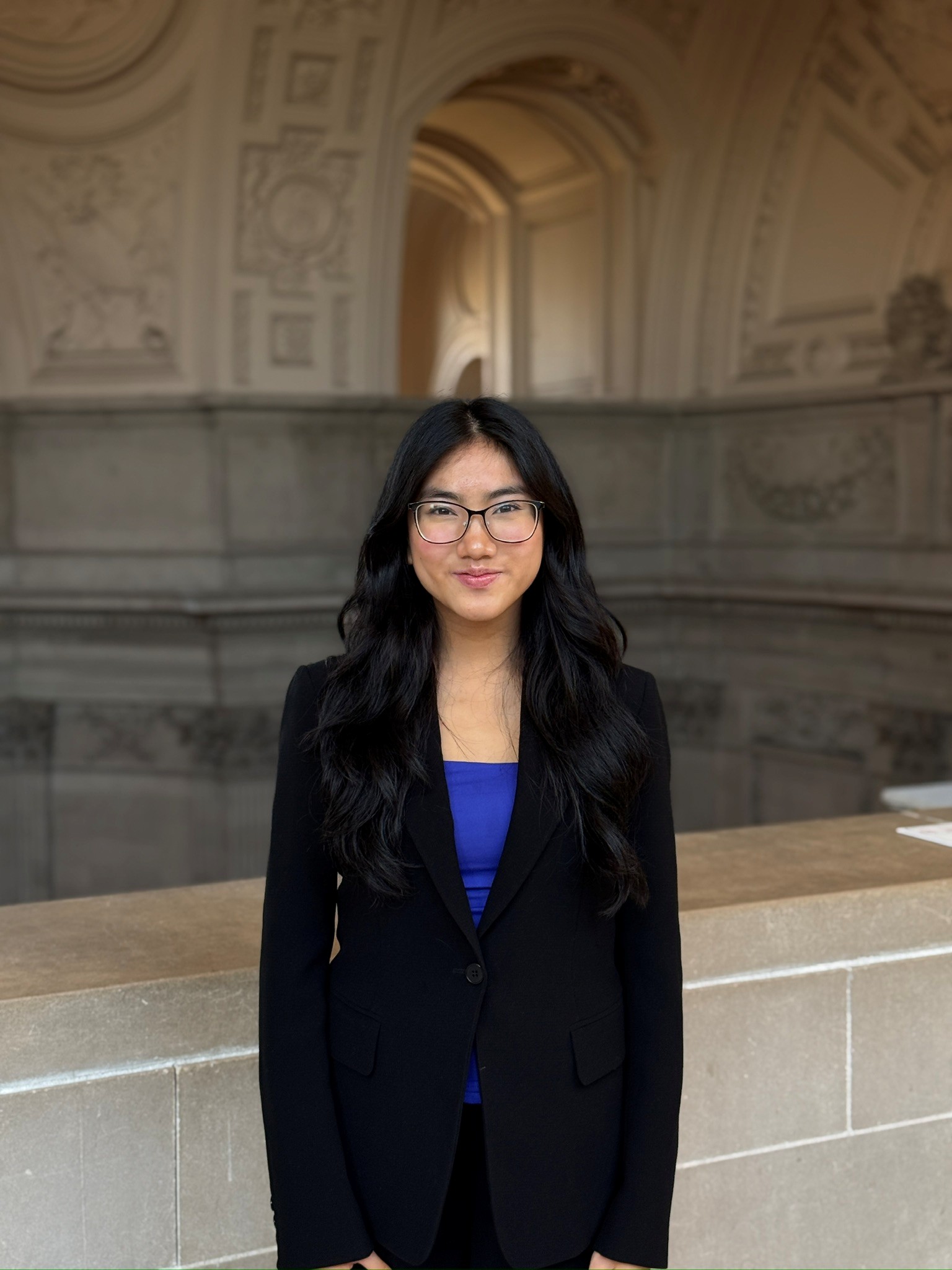 Picture of Youth Commissioner Gabbie Listana in City Hall