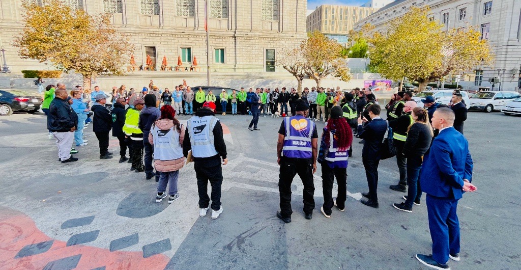 group of several different street teams who now work together