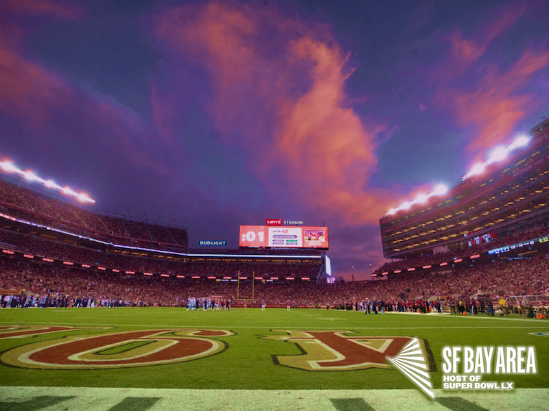 Levi's stadium during a game