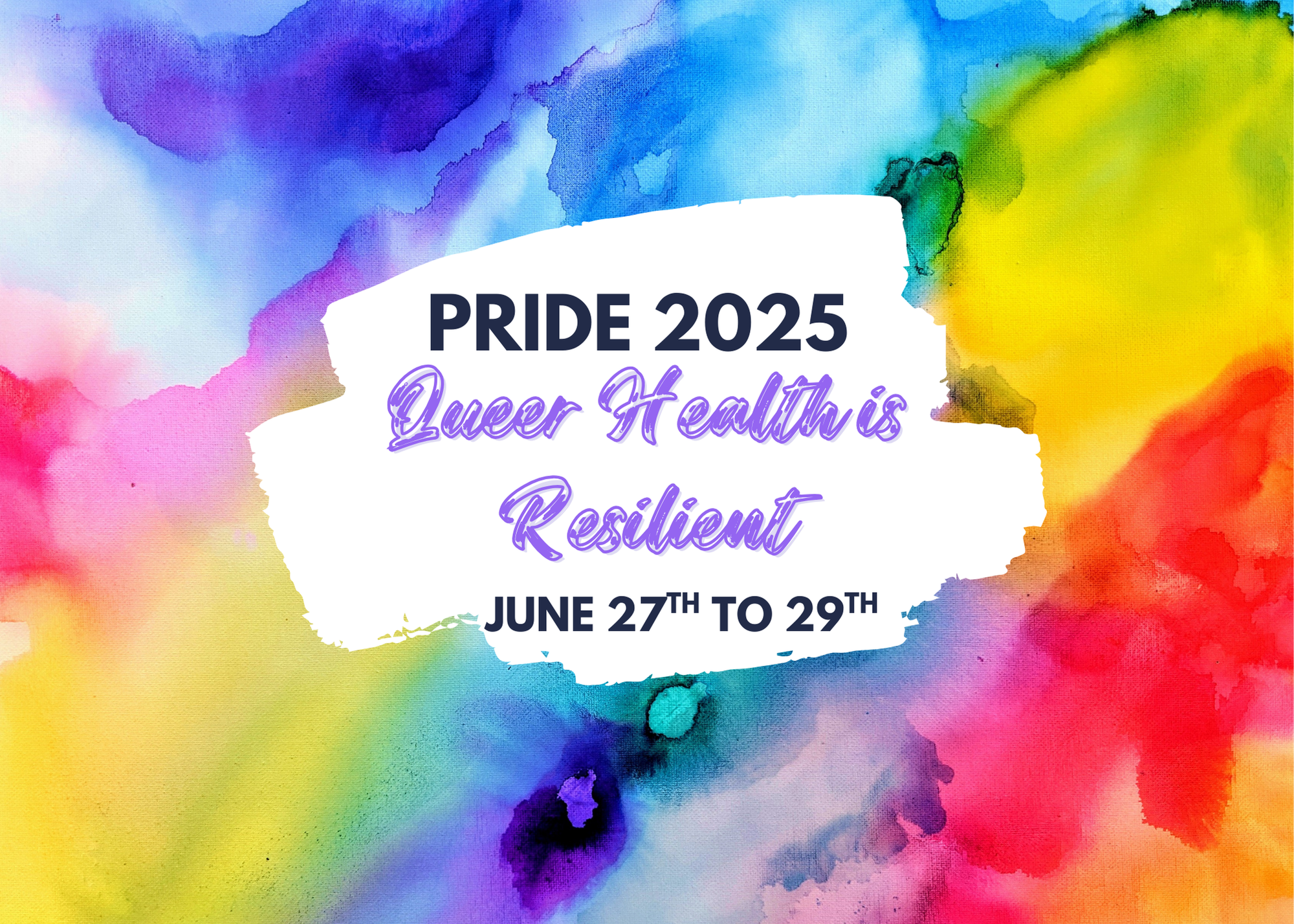 SF Pride logo Queer Health is Resilient