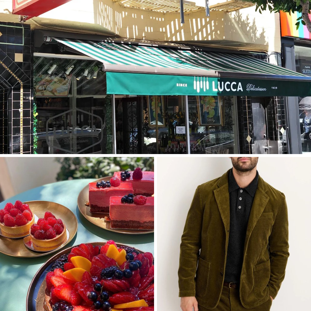 photo collage of Chestnut St