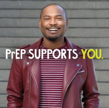 A picture of a PrEP who takes and supports PrEP
