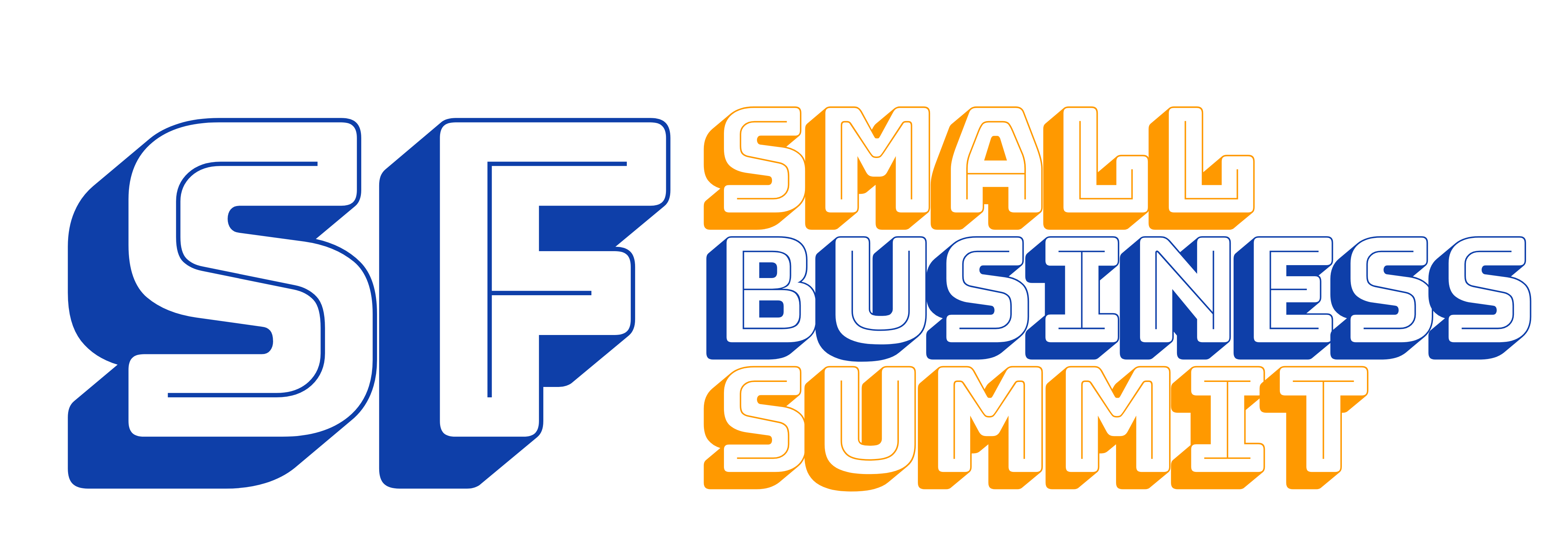 Text logo reading, SF Small Business Summit