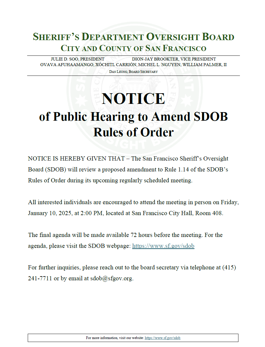 This is a screenshot of the Notice for Posting. It contains all the information below.