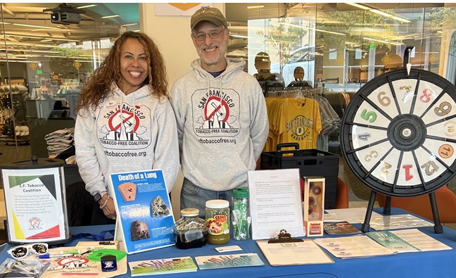Tobacco Free Project Coalition members at an outreach event