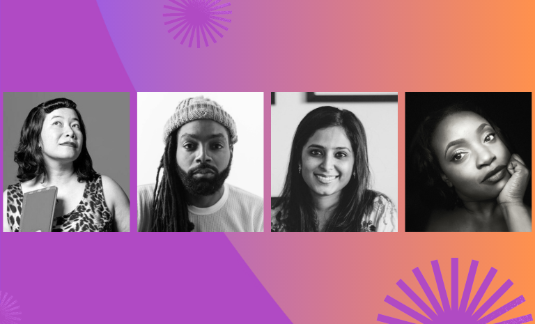 2023 Artists in Residence Celeste Chan, Christopher Burch, Preethi Ramaprasad, and Tossie Long
