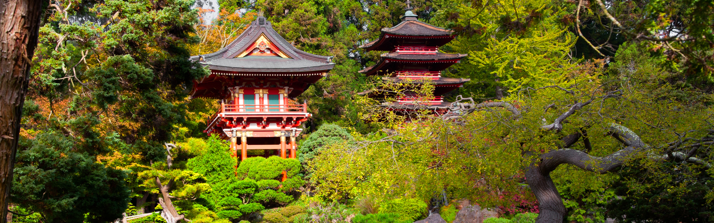 Pagodas in Japanese Tea Garden, San Francisco