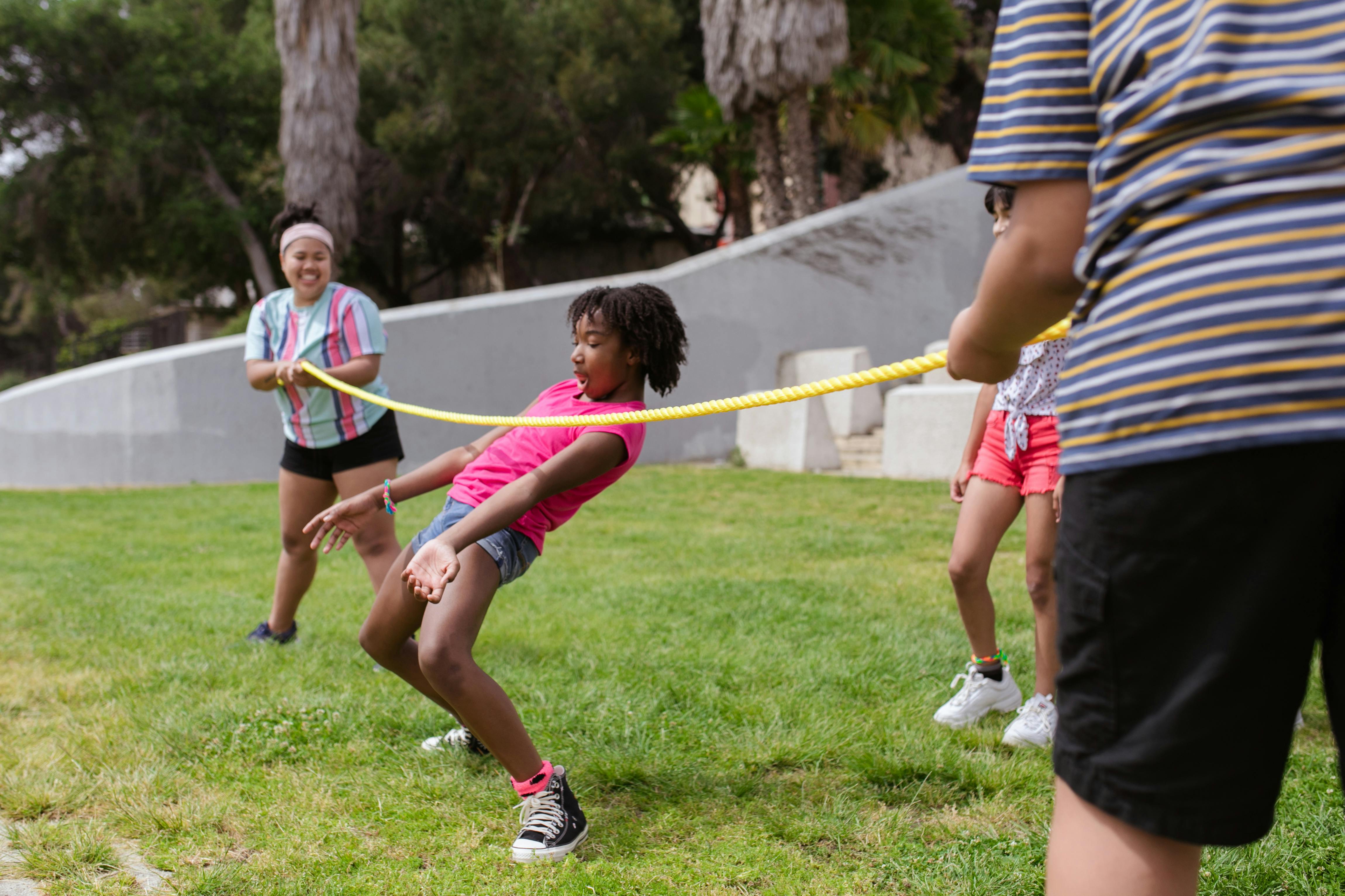 Kid doing limbo