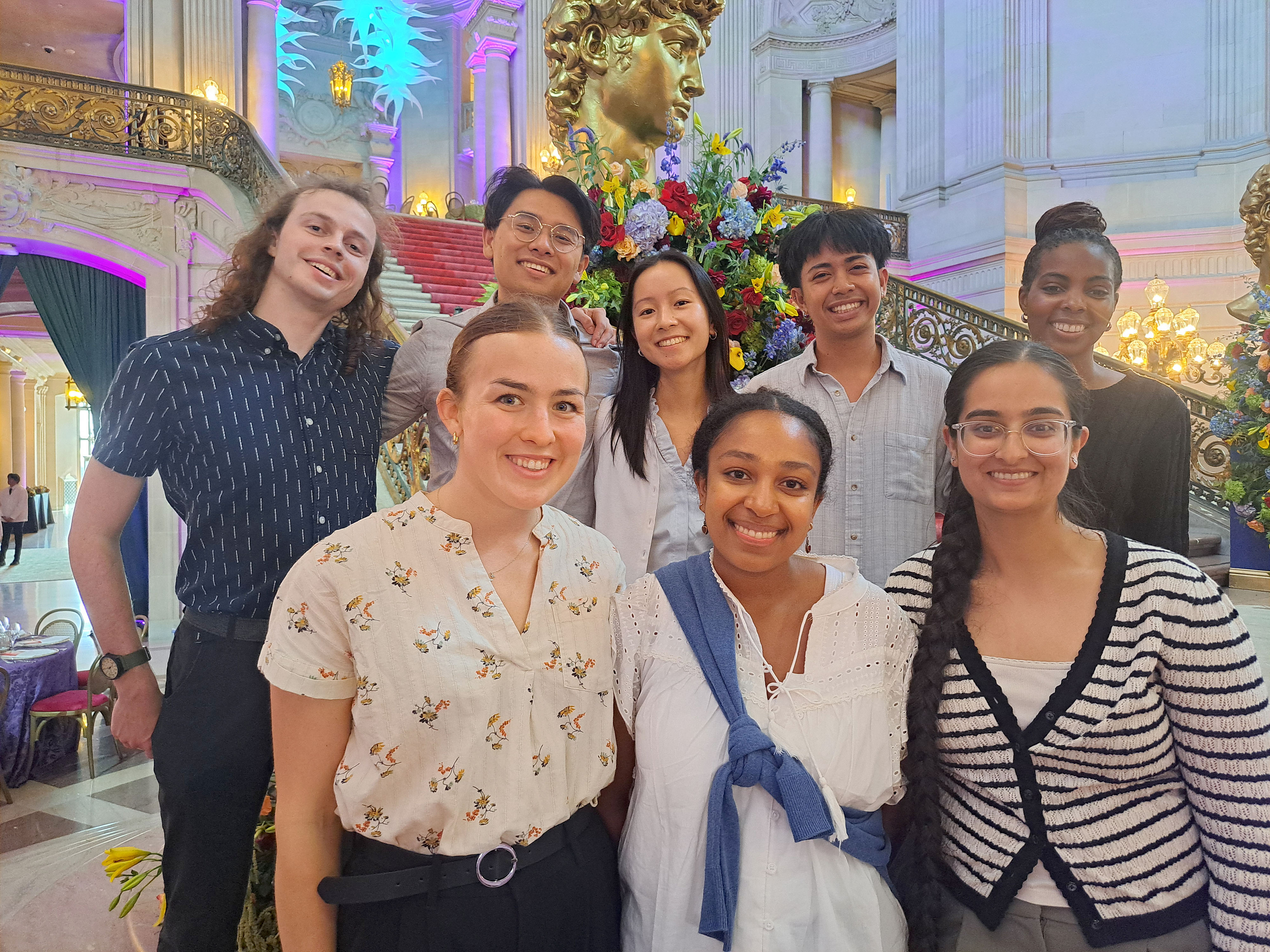 SF Fellows FY 2025-26 group image at City Hall