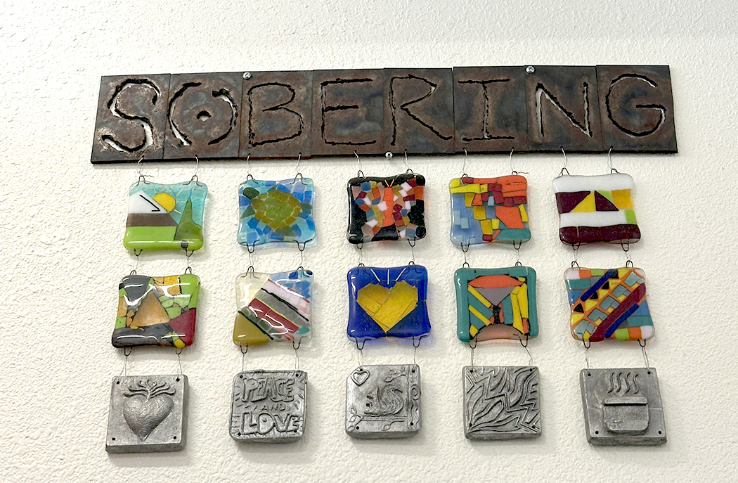 Artwork created by sobering center clients