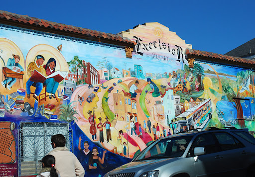 waiting for the 52 mural